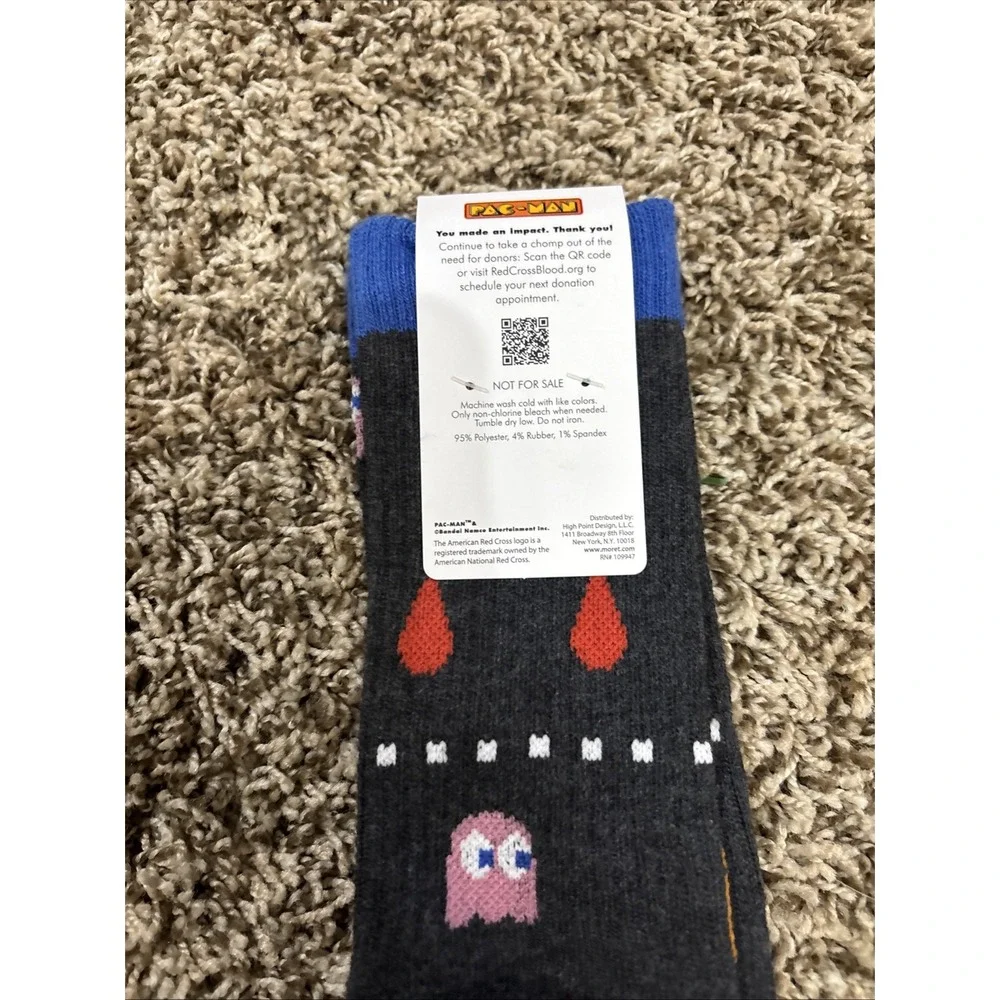 American Red Cross Donor Pac-Man‎ Socks